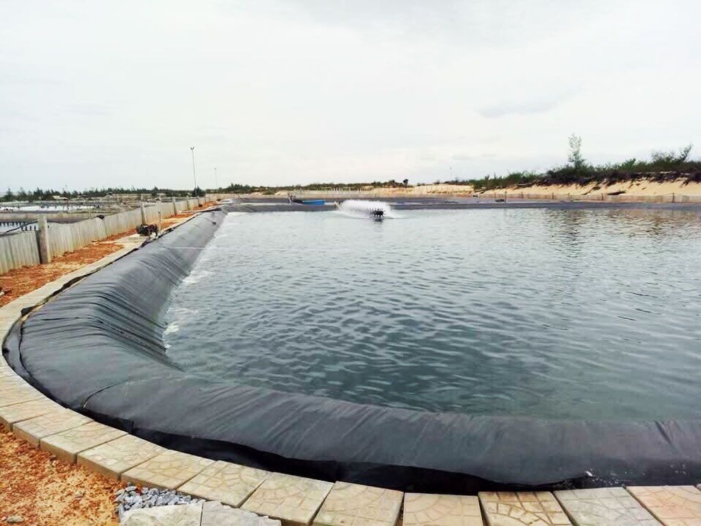 Hình ảnh: bạt lót hồ chứa nước Hòa Phát Đạt
