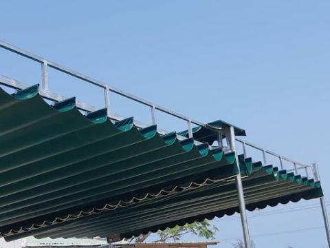 Mái che Bạt xếp di động tại Bình Phước Tp Đồng Xoài